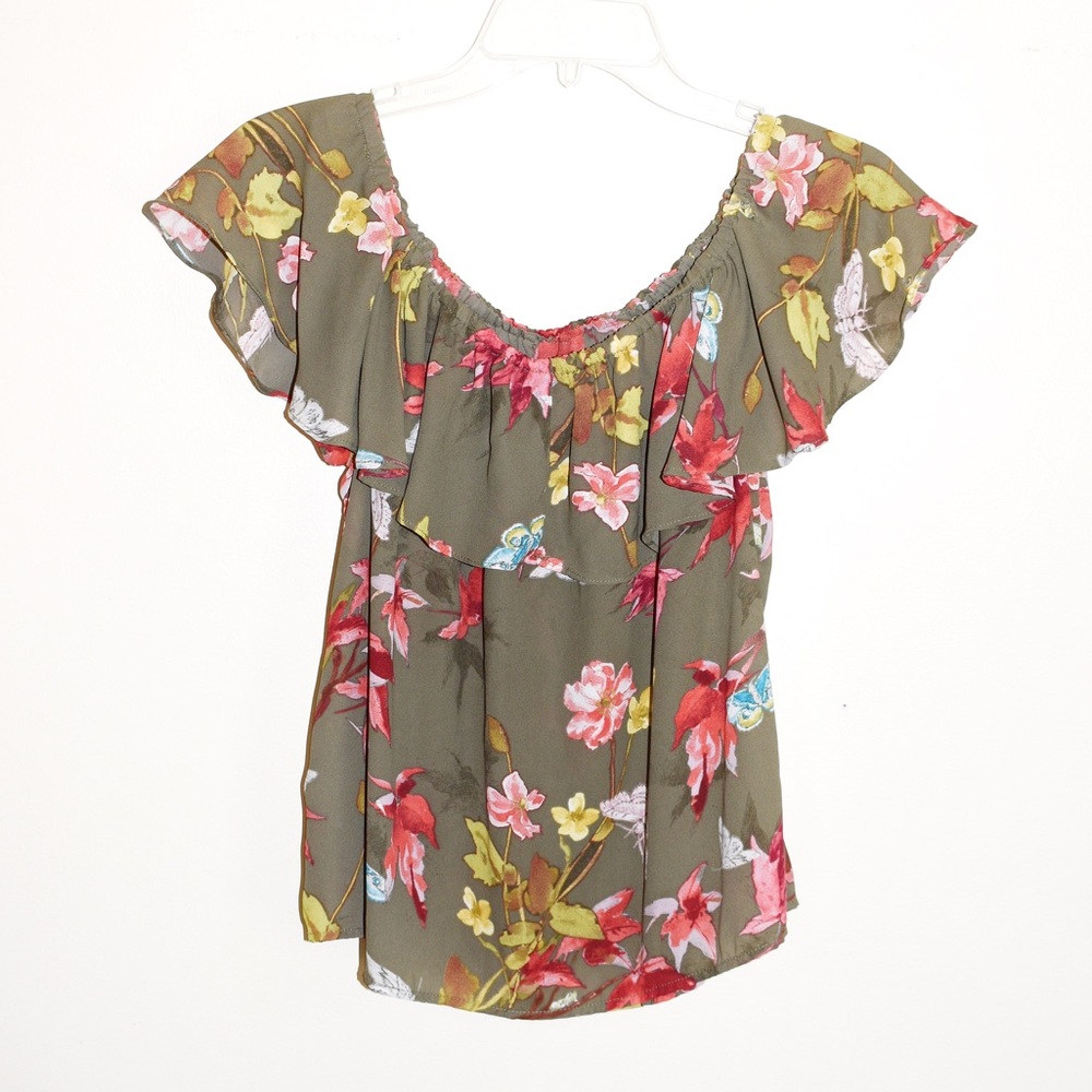 Anthropologie Maeve Vallita Off The Shoulder Blouse - Picture 6 of 7